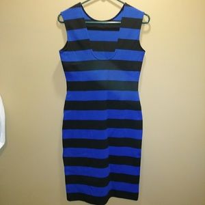 Michael Kors dress NWT size small blue and black